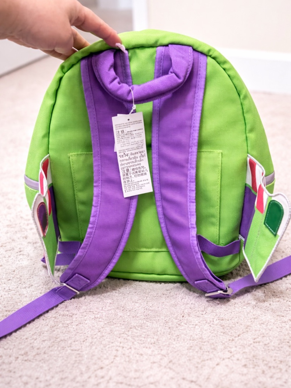 Disney Green and Purple Buzz Lightyear Jetpack Backpack - Picture 2 of 4